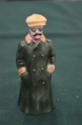 Royal Worcester limited edition candle snuffer modelled as a male motorist.