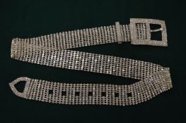 A diamante belt.