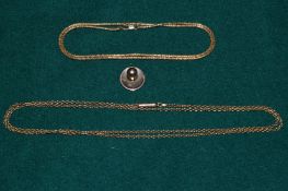 15ct gold necklace and other jewellery.