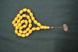 A worry bead necklace.
