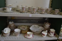 A quantity of decorative part tea services etc.