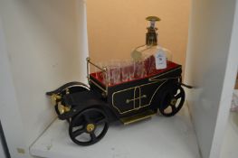 A novelty car liqueur set.