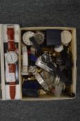 Various watches and other items.