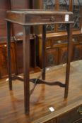 A George III design mahogany urn stand.