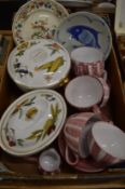 Decorative and household china.