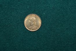 An 1887 half sovereign.