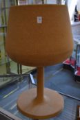 An unusual cork bar stool modelled as a wine glass.