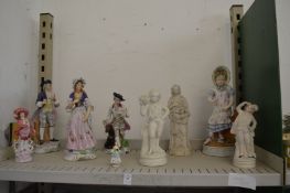Decorative figurines.
