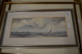 A group of six marine watercolours, various subjects.