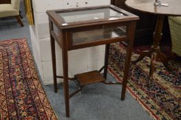 A small mahogany framed bijouterie table.