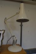 A angle poise lamp.
