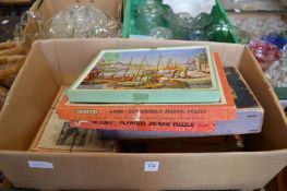 Old jigsaw puzzles etc.