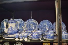 A quantity of Spode Italian pattern china.