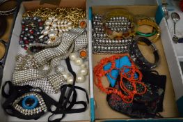 A quantity of decorative jewellery.