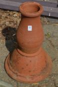 A terracotta rhubarb or other plant forcer.