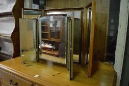 Two dressing table mirrors.