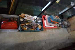 A quantity of tools etc.