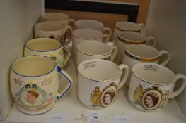 Coronation mugs.