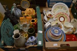 Decorative and household china and glass etc.