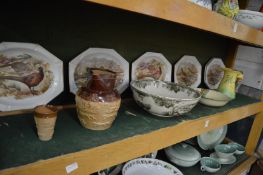 Decorative china to include bowls, dishes etc.