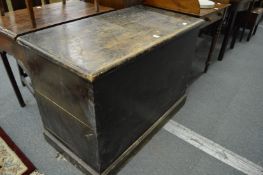 A painted pine trunk.