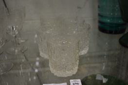 A set of seven Whitefriars small tumblers.