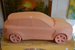 Motoring interest, a polymer clay stage 2 prototype model of a car manufactured by The Eternit's Car