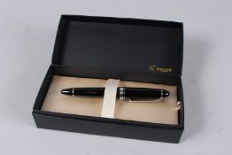 A JUMBO PILOT PEN, 18ct gold nib, boxed.