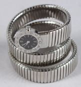 A VERY GOOD BULGARI SNAKE WRISTWATCH.