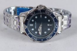 A BOUGARET AUTOMATIC WRISTWATCH.