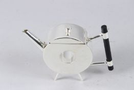 A CHRISTOPHER DRESSER DESIGN POLO MINT TEAPOT.