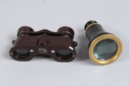 TWO PAIRS OF OPERA GLASSES.