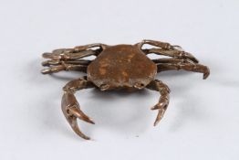 A JAPANESE BRONZE CARP. 3.25ins.