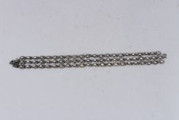 A CHRISTIAN DIOR SIGNED DIAMANTE CHOKER.