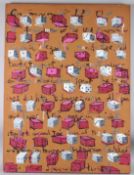 STEPHEN FARTHING (CONTEMPORARY) 'Golden Buffalo' oil on canvas, inscribed and signed verso, 2010