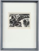 IAIN MACNAB (SCOTTISH 1890-1967) 'Cassis' etching, signed in pencil, 1/40 12cm x 16cm