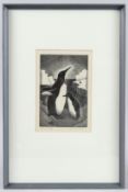 GEORGE ELMSLIE OWEN (1899-1964) Penguins, etching, signed in pencil, 22cm x 15cm