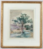 HENRI HARPIGNIES (1819-1916) river landscape, watercolour, signed, 32cm x 26cm