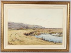 JOHN McDOUGAL (1851-1945) 'A Sunny Day - Arthog Bog North Wales' watercolour, signed and dated 1877,