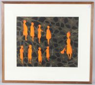 VICTORIA CONSTANTINE CORT (20TH CENTURY) 'After the Rain' watercolour, signed in pencil, unframed