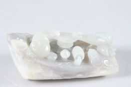 A CHINESE JADE PAPERWEIGHT. 4ins high.