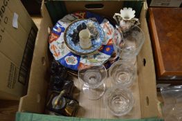 Decorative china and glass.