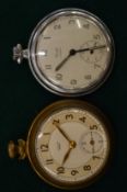 Two pocket watches.