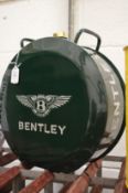 A novelty metal petrol can.