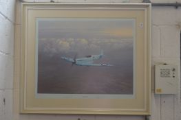Gerald Coulson, birth of a legend, limited edition colour print, signed.