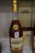 A bottle of Rastignac XO cognac.