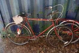 A gentlemans bicycle.