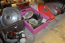 Quantity of motoring related items.