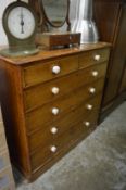 19th century pine chest of drawers.