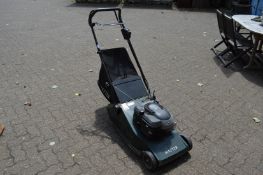 A Hayter Harrier 48 self drive petrol rotary lawn mower.